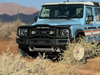 Bullbar Roo Bar for INEOS Grenadier in desert landscape.