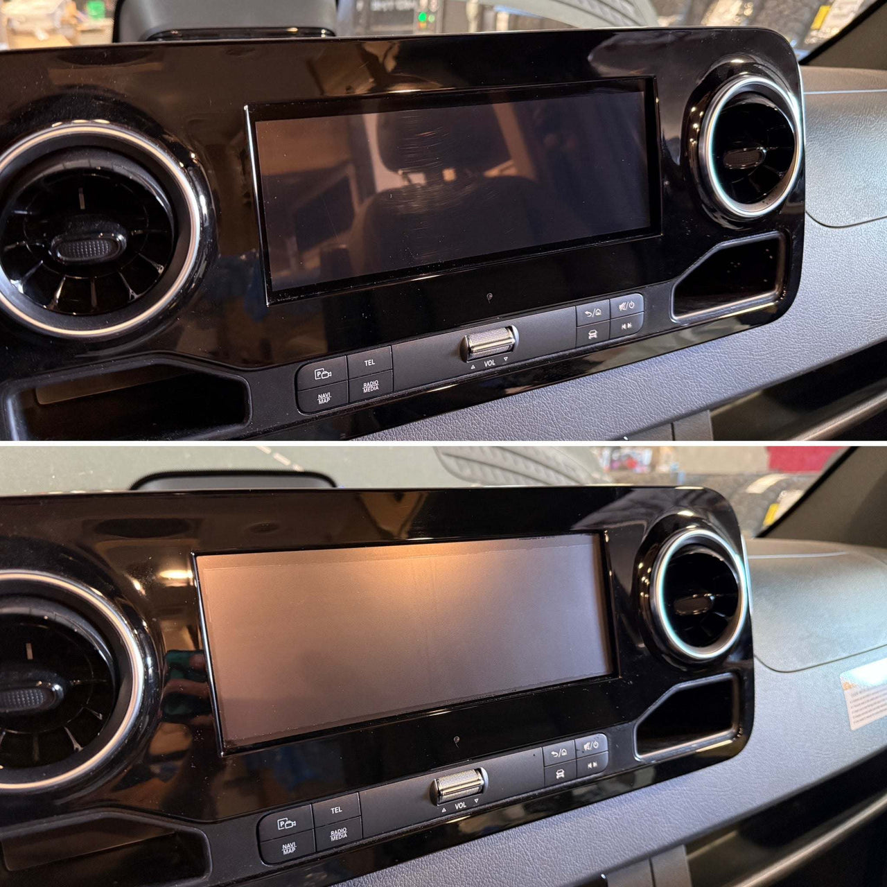 Sprinter Infotainment Protective Film : Clear Matte (2019+) – view 3