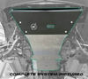 Engine skid plate for 2015-2022 Sprinter 4x4, designed for robust terrain protection.