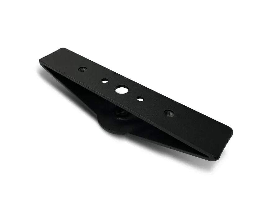 Expedition Handle 2.0 for ladder and tire carrier, black CNC machined aluminum.
