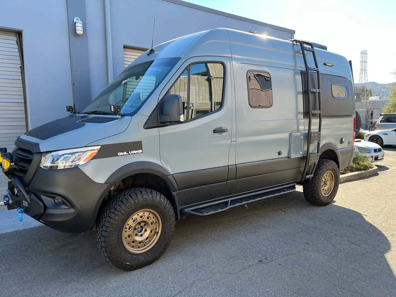 Owl Explorer Side Steps for Mercedes Sprinter Vans (2007+) - Owl Outdoor