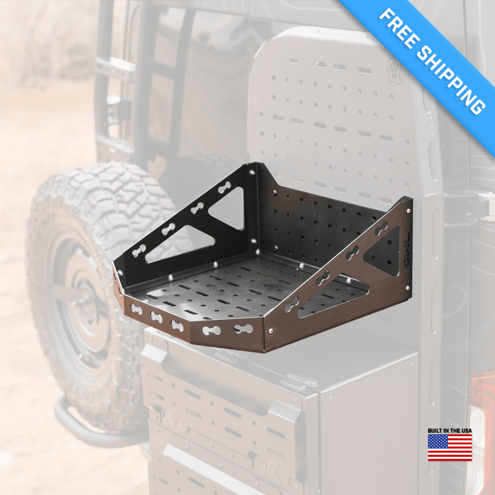 Gear Basket Attachment for Sprinter Rear Door Carrier (B2 Pro)