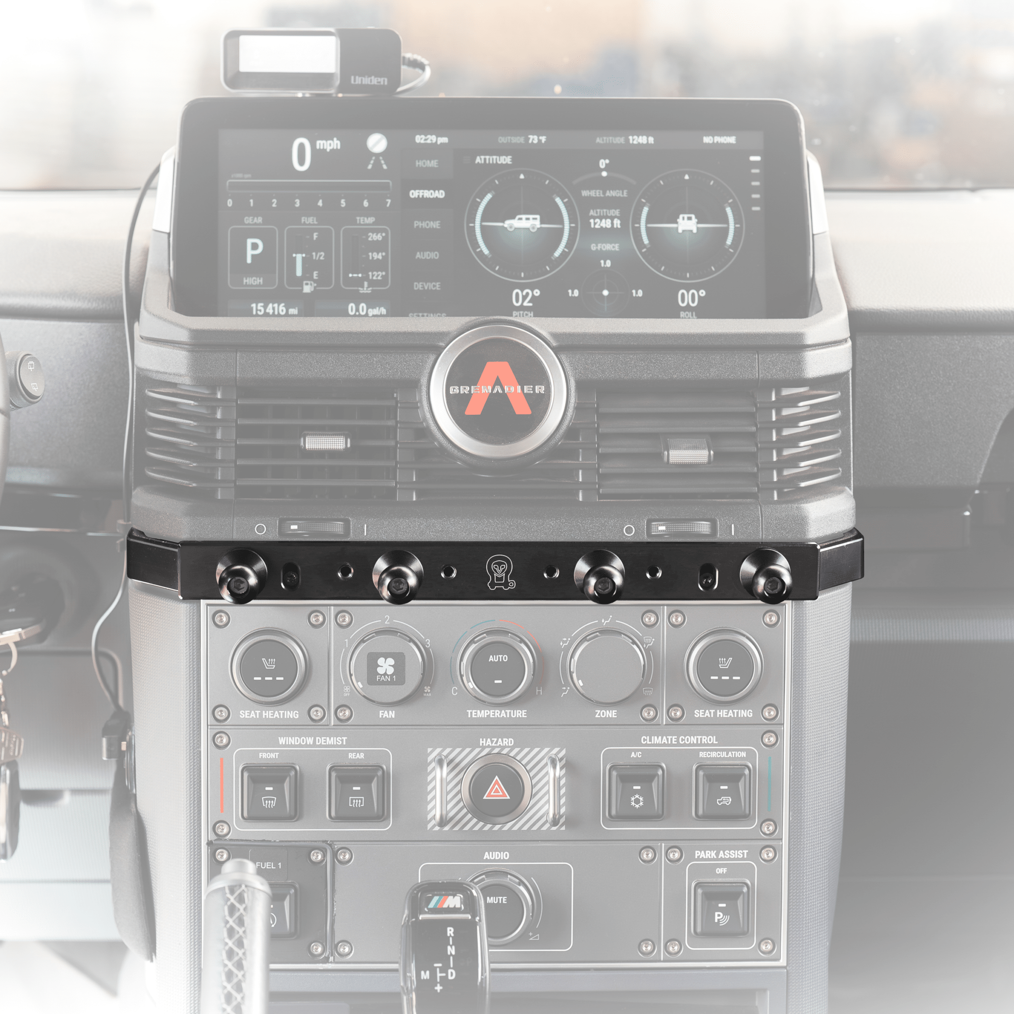 Grenadier Dash Accessory Mounting Rail