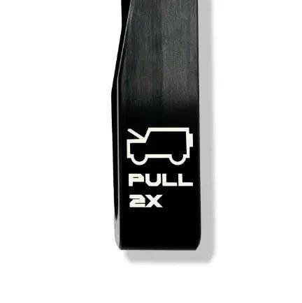 Grenadier Hood Release Handle with pull icon for INEOS vehicle upgrade