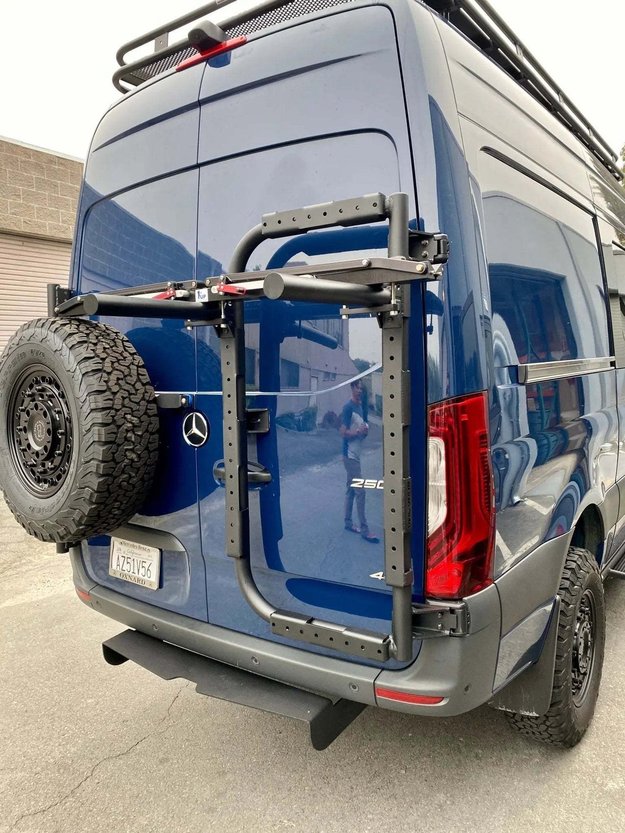 Owl Horizontal Bike Mount Tubes for Sprinter Rear Door Carrier (B2 / B2 Pro) - Owl Outdoor