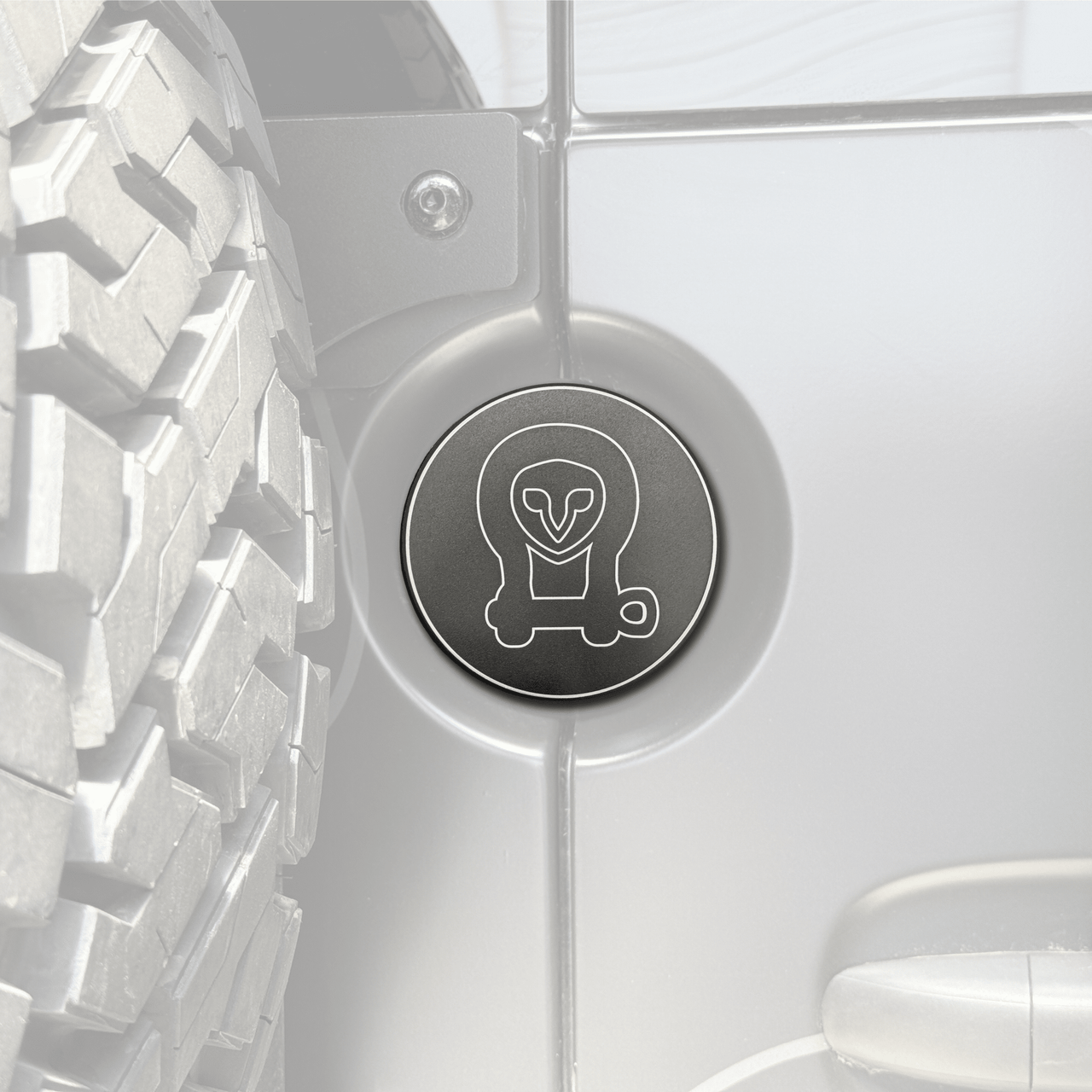 Owl Machined Sprinter Rear Door Emblem - Owl Outdoor