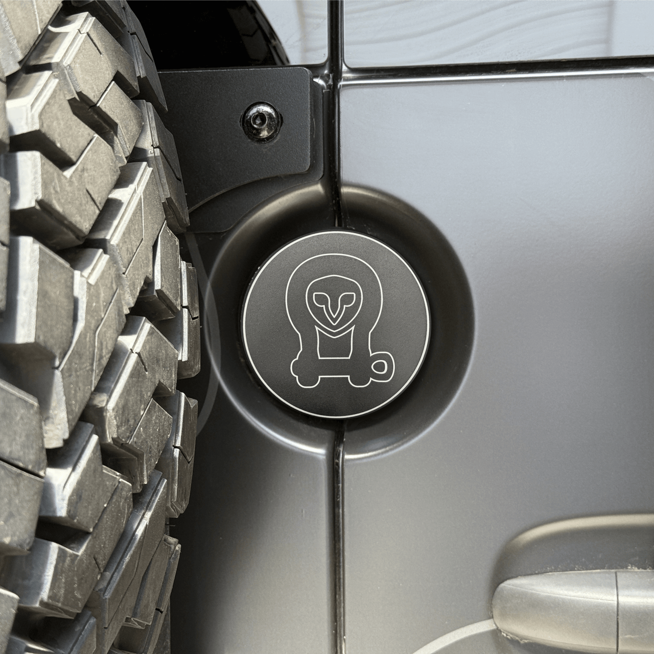 Owl Machined Sprinter Rear Door Emblem - Owl Outdoor