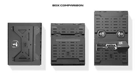 Van Storage Box Owl Monster 30 with durable, utility-focused design for adventure and overland setups comparison view