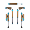 Grenadier Suspension - Owl 4-inch Lift TrailFlo Suspension system with blue and gold shocks for INEOS Grenadier and Quartermaster vehicles