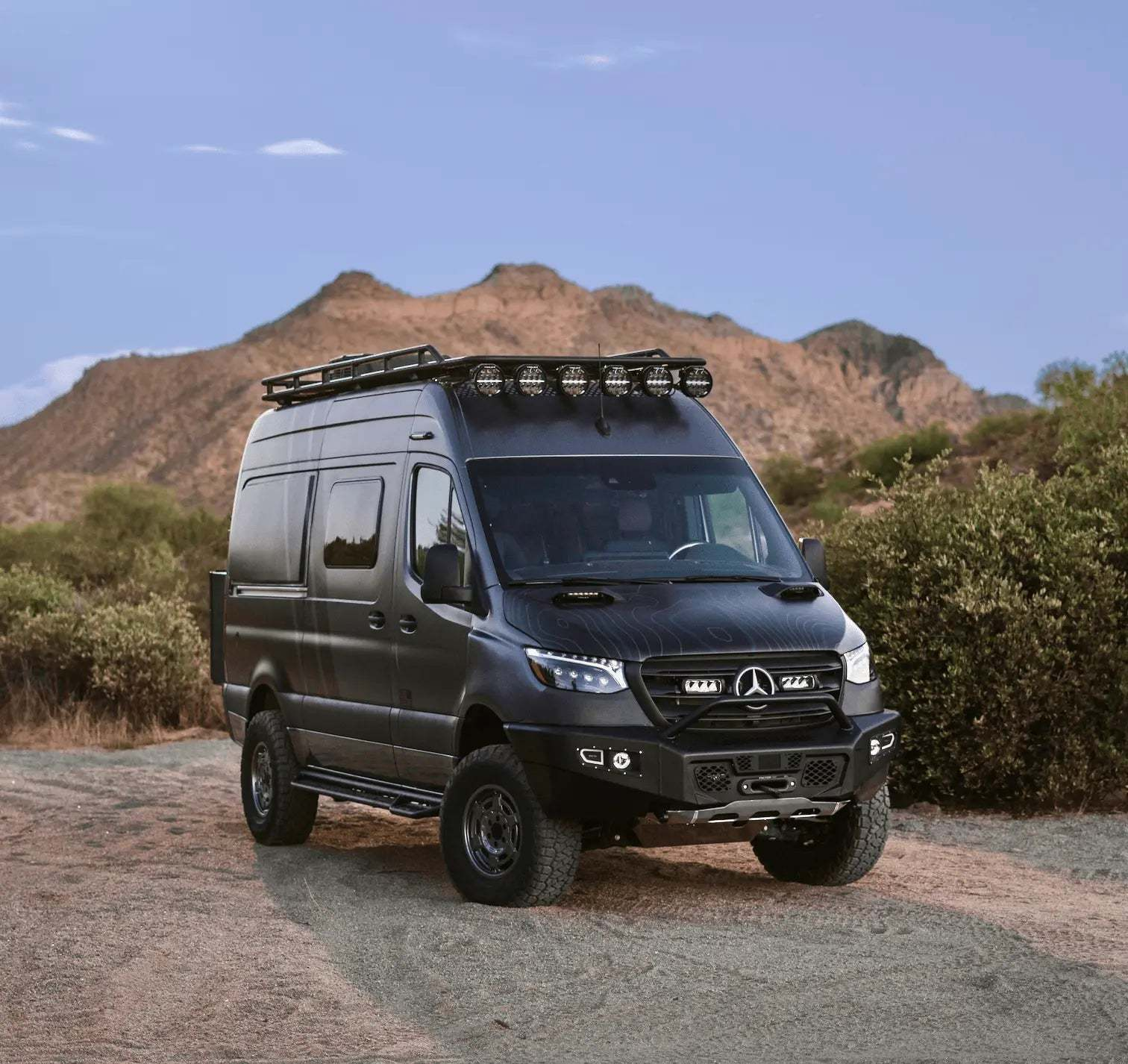 Owl Ridgeline PreRunner Full Bumper + Skid Plates for Sprinter - Owl Outdoors