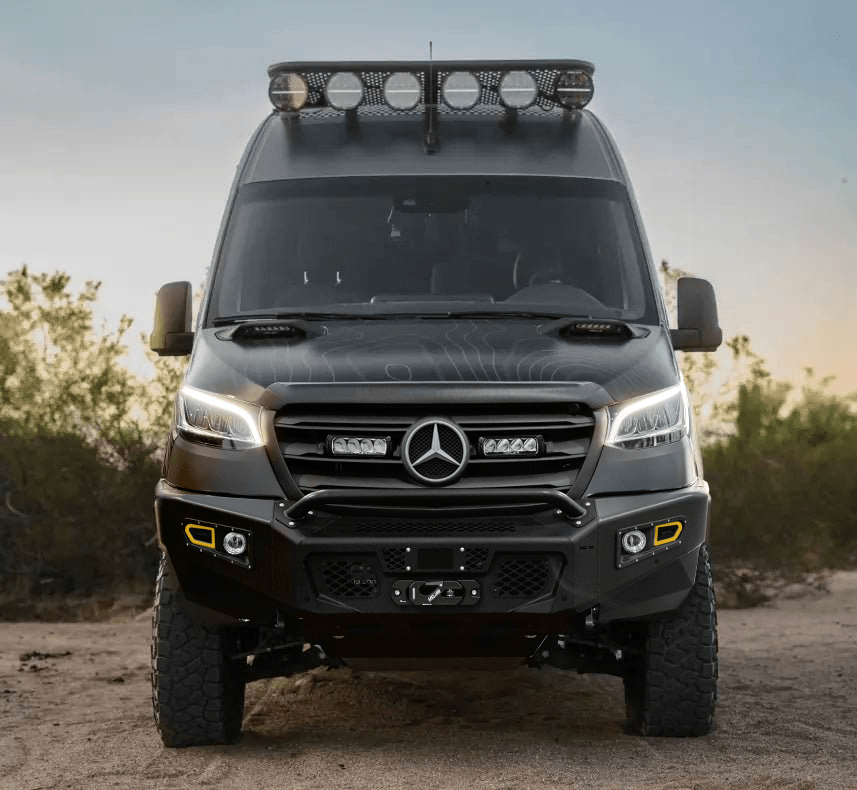 Owl Ridgeline PreRunner: Full Coverage Bumper for Mercedes Sprinter Vans (2019+) - Owl Outdoor