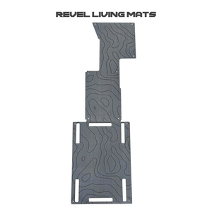 Seadek insulating floor mats for Revel van, dirt-trapping, protective, precise fit.