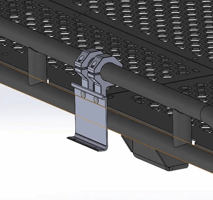 Owl Sprinter Awning Mount : Fiamma Roof Rack 1.5" Round Bar Mounts - Owl Outdoor