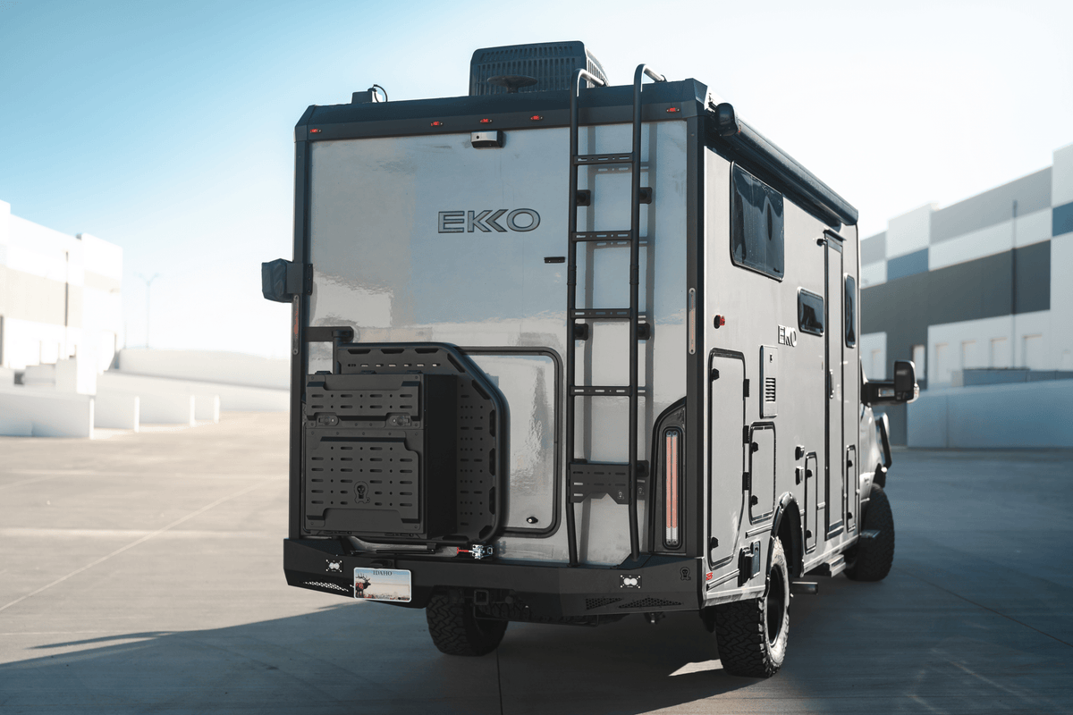 Owl Transit Ekko Rear Bumper Cargo Carrier System (Teton) - Owl Outdoor