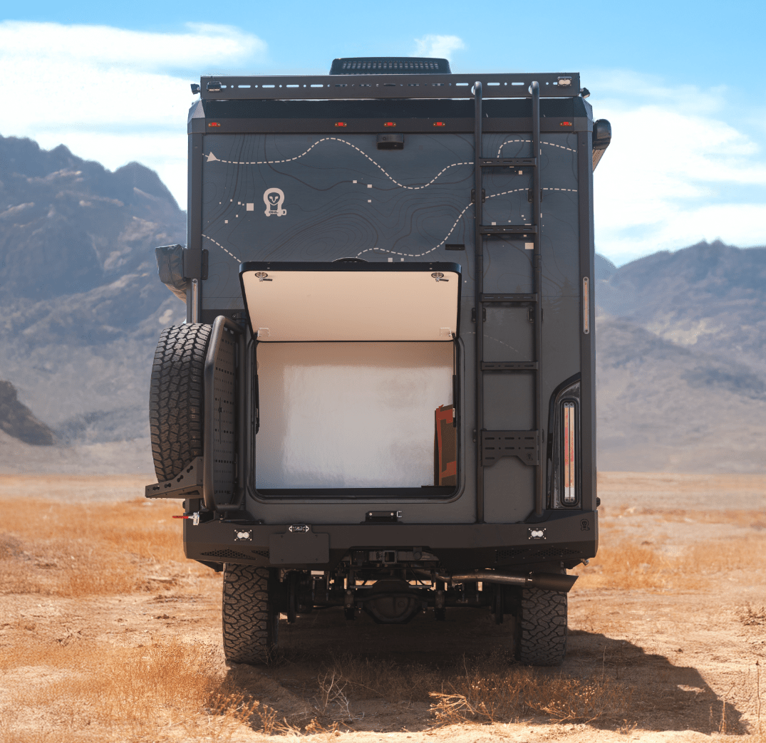 Owl Transit Ekko Rear Bumper Cargo Carrier System (Teton) - Owl Outdoor