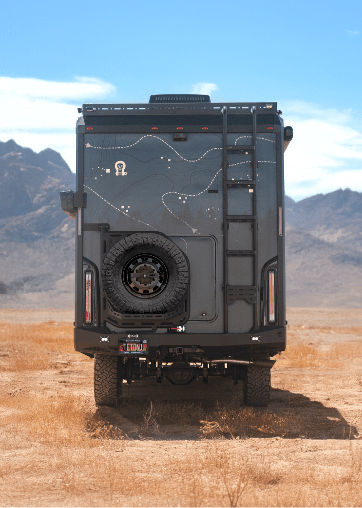 Owl Transit Ekko Rear Bumper Cargo Carrier System (Teton) - Owl Outdoor