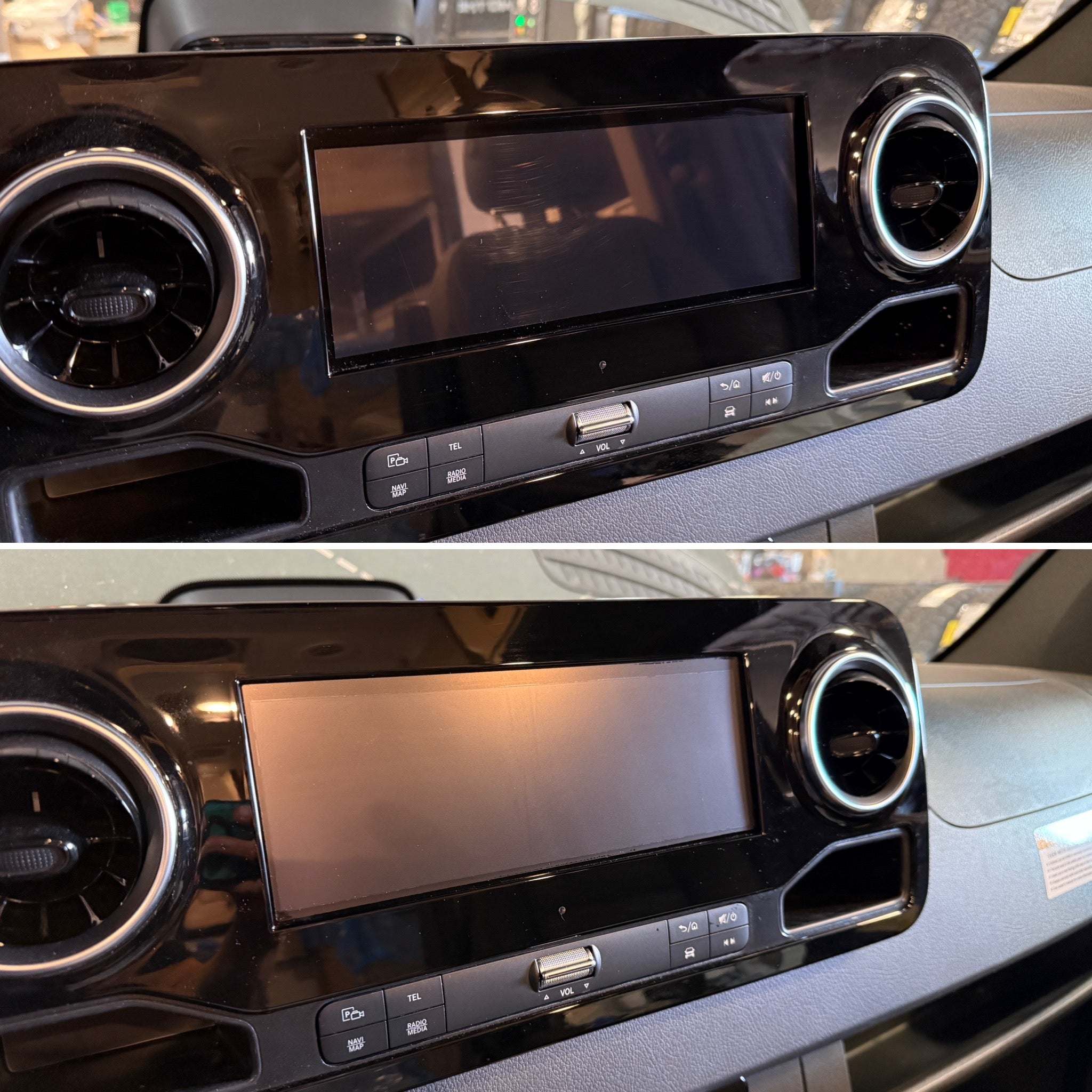 Owl Sprinter Infotainment Protective Film : Clear Matte (2019+) - Owl Outdoor
