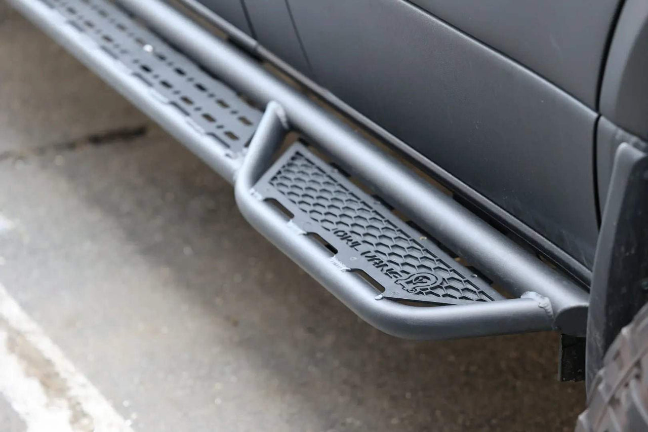 Sprinter Side Steps : Trail TIG Welded Aluminum - Owl Outdoors