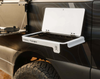Trail Trash Magnetic Overlanding Trash Holder mounted on off-road vehicle.