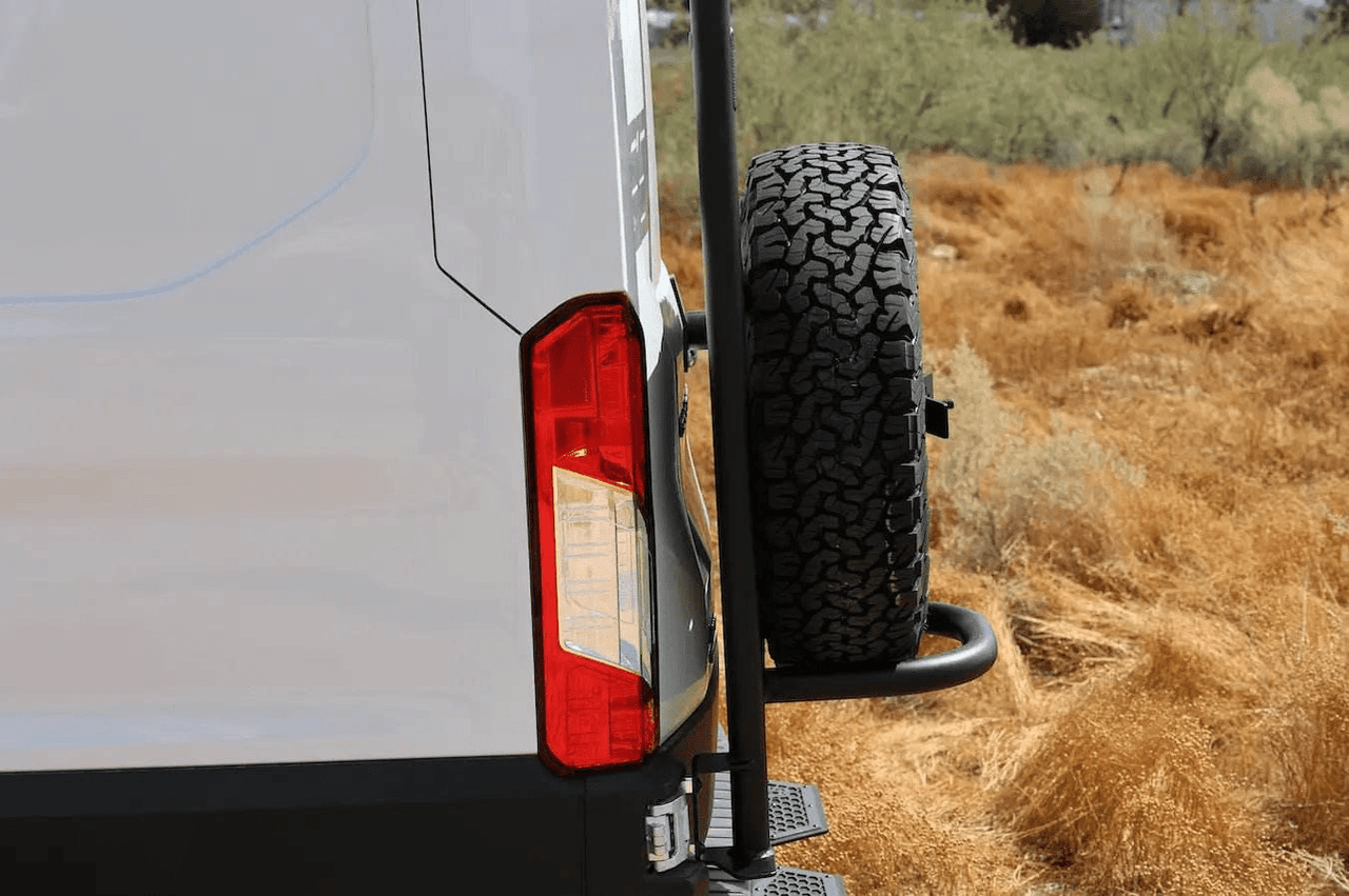 Owl Transit Ladder + Tire Carrier: Explorer - Owl Outdoor