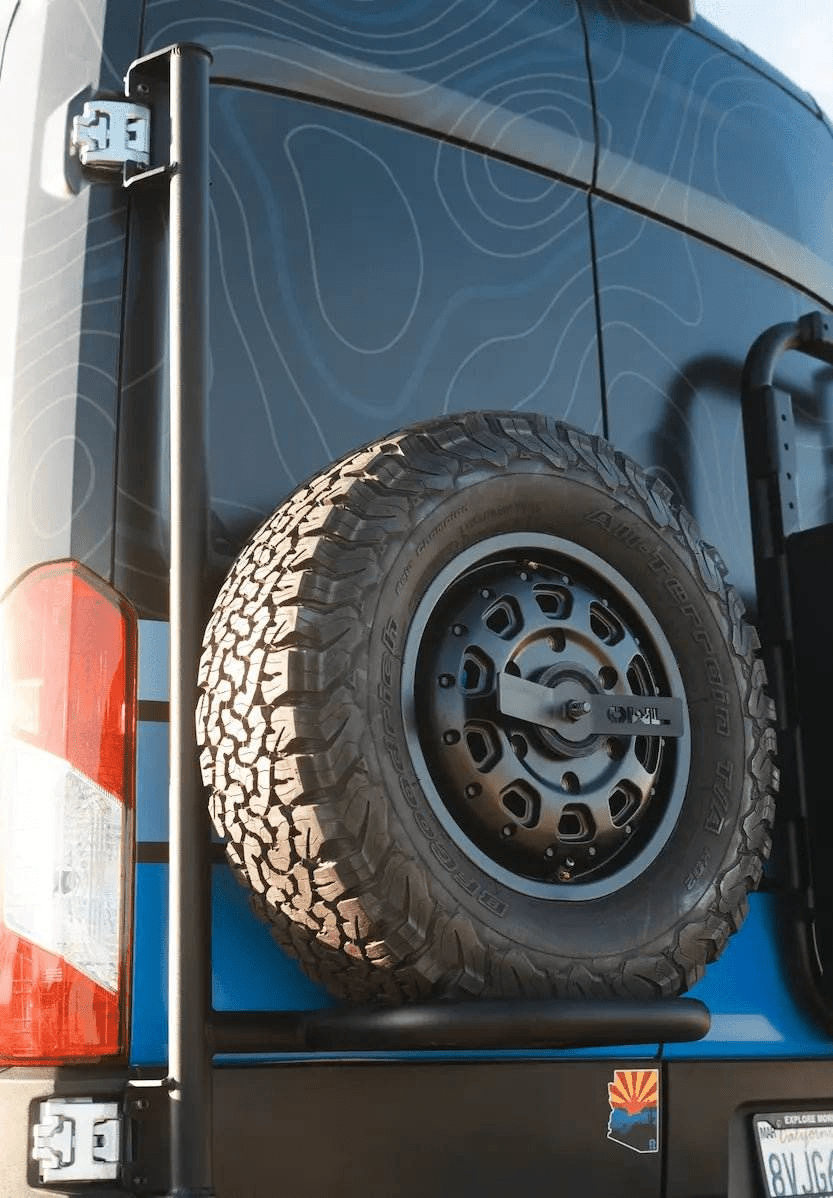 Owl Transit Tire Carrier - Owl Outdoor