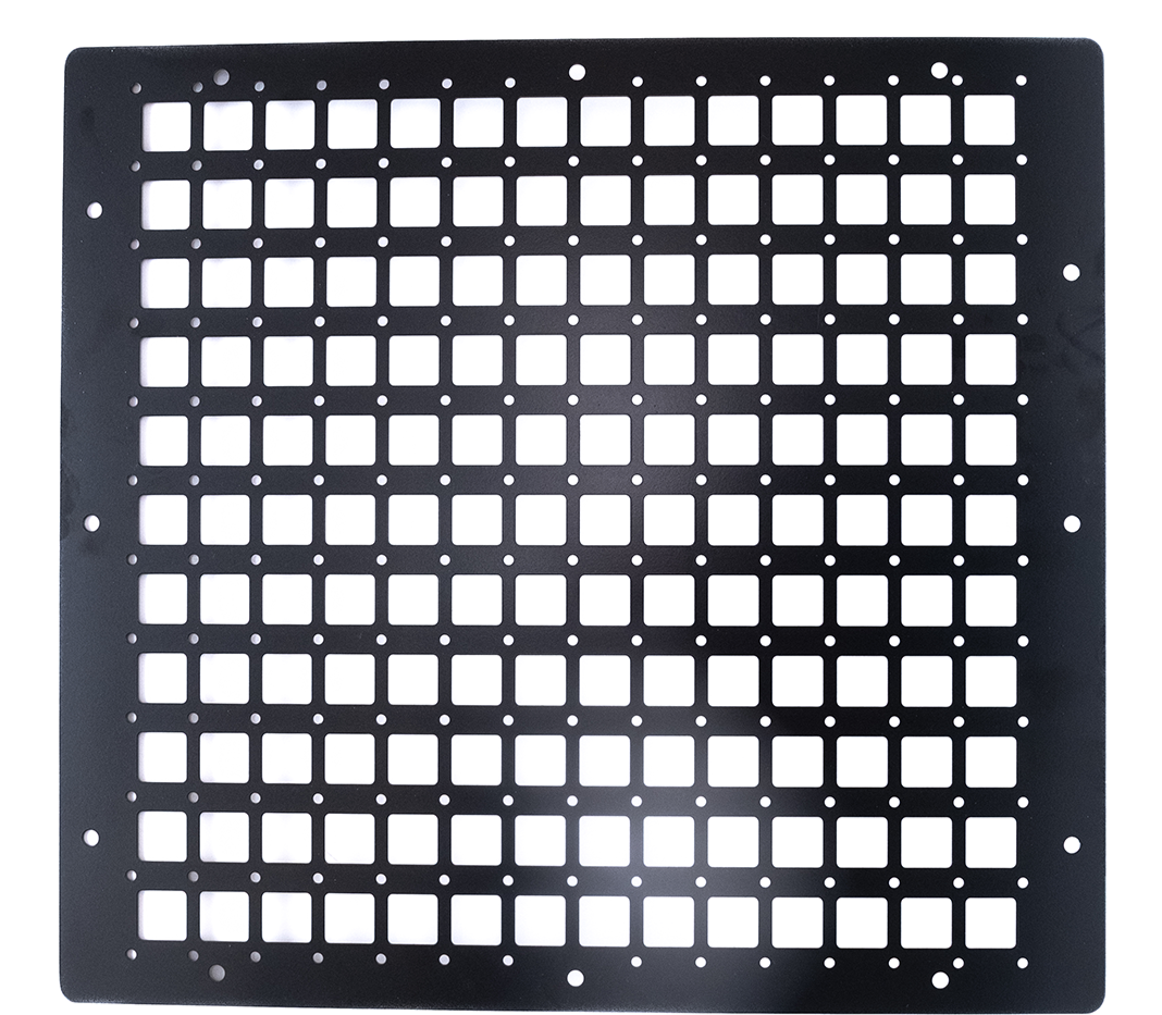 Rear Door Modular MOLLE Panel for Ram Promaster with stainless steel hardware and handle cutout for passenger side