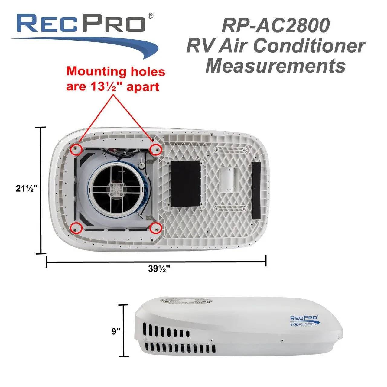 RV Air Conditioner : 9.5k Quiet Low Profile – view 11