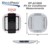 RecPro RV Air Conditioner : 15K Quiet - Owl Outdoor