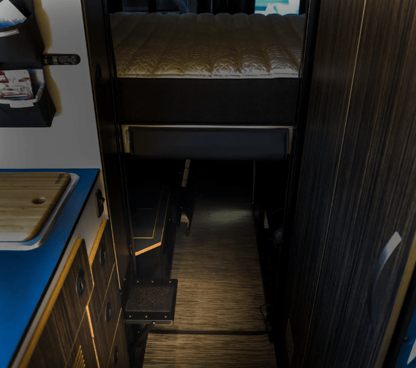 Revel Folding Bed Step [Canyon Adventure Vans] - Owl Vans