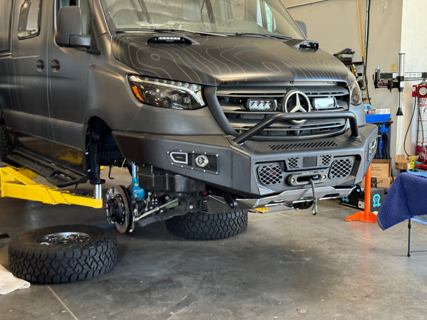 Ridgeline Sprinter Full Coverage Bumper + Skid Plates - Owl Vans