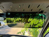 Multi Axis Sun Visor for Sprinter installed inside the vehicle, showcasing its seamless integration and durability.