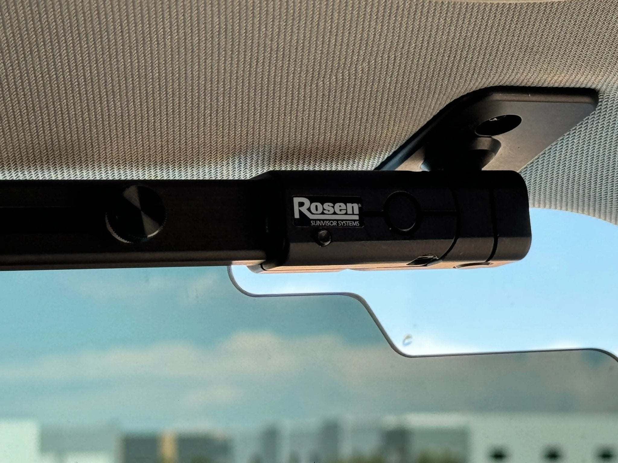 Visor Upgrade for INEOS Grenadier by Rosen, showcasing durable design and seamless integration.