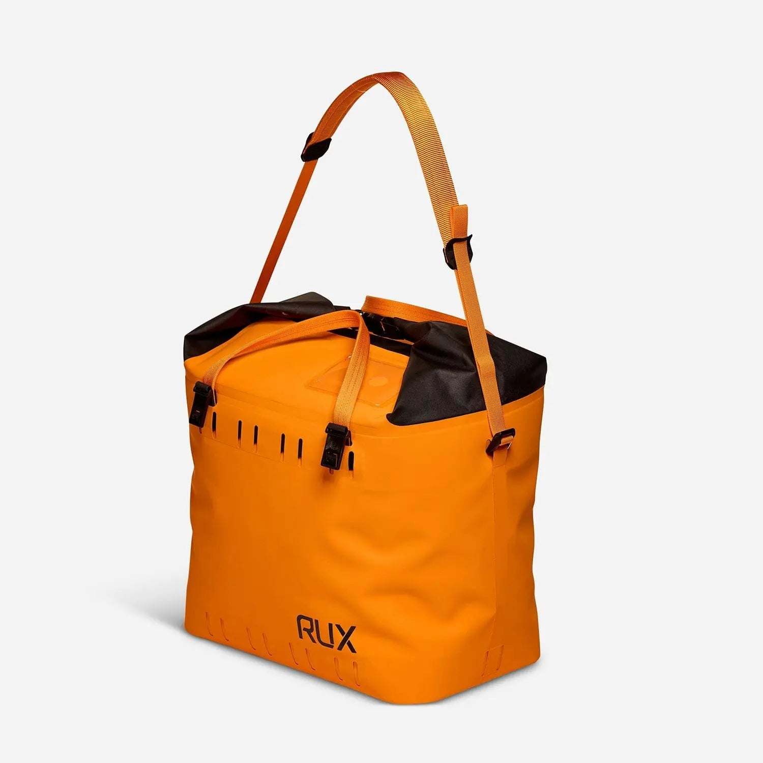 25L Soft Cooler Bag in orange with durable design for adventure and off-grid living.