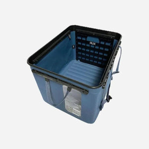 Molle Panel for adventure gear setup in blue container.