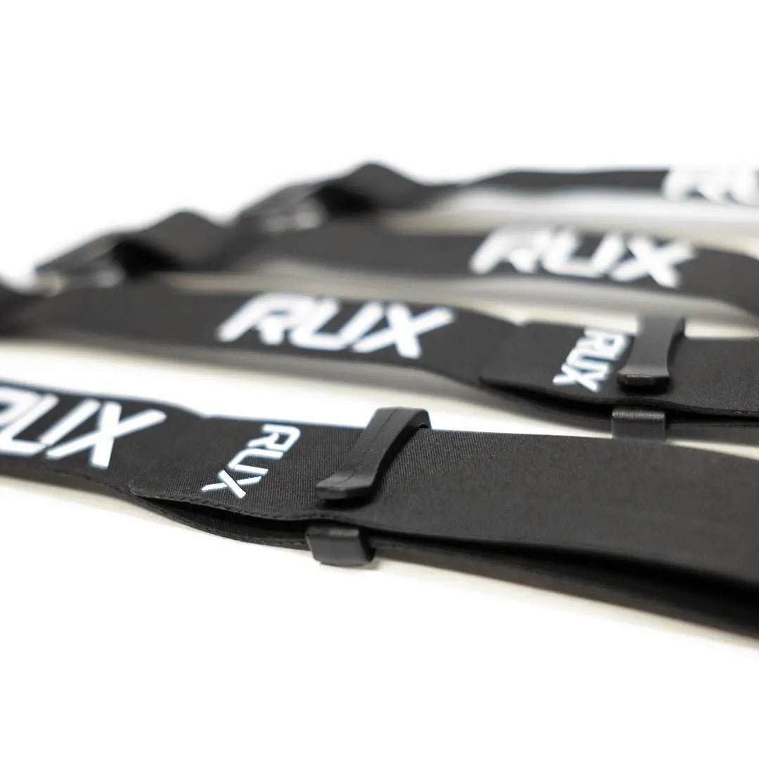 Durable RUX tie-down straps for secure outdoor and overland gear fastening