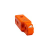 Orange anodized billet aluminum Shackle Block 2" Hitch Link for 2" receiver recovery anchor