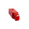 Red billet aluminum Shackle Block 2" Hitch Link recovery attachment for 2" receiver designed for heavy-duty use