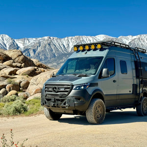 Sprinter Tubular Roof Rack [Flat Earth] - Owl Vans