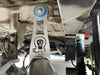 Owl Stainless Exhaust tig welded stainless steel bracket mounted under van chassis
