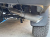 Owl Stainless Exhaust installed on 144" Sprinter van with bead blasted stainless steel tip and durable powder coat finish.
