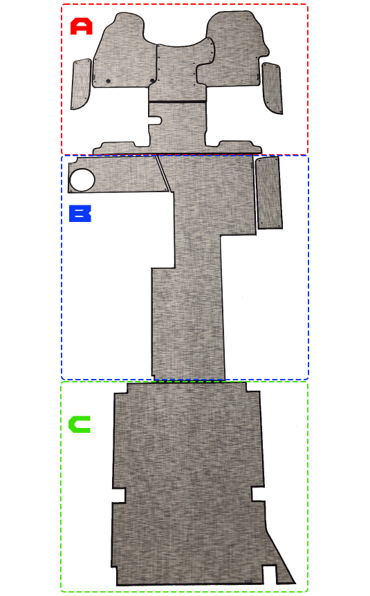 Storyteller Floor Mats MODE LT [Inhabit] - Owl Vans