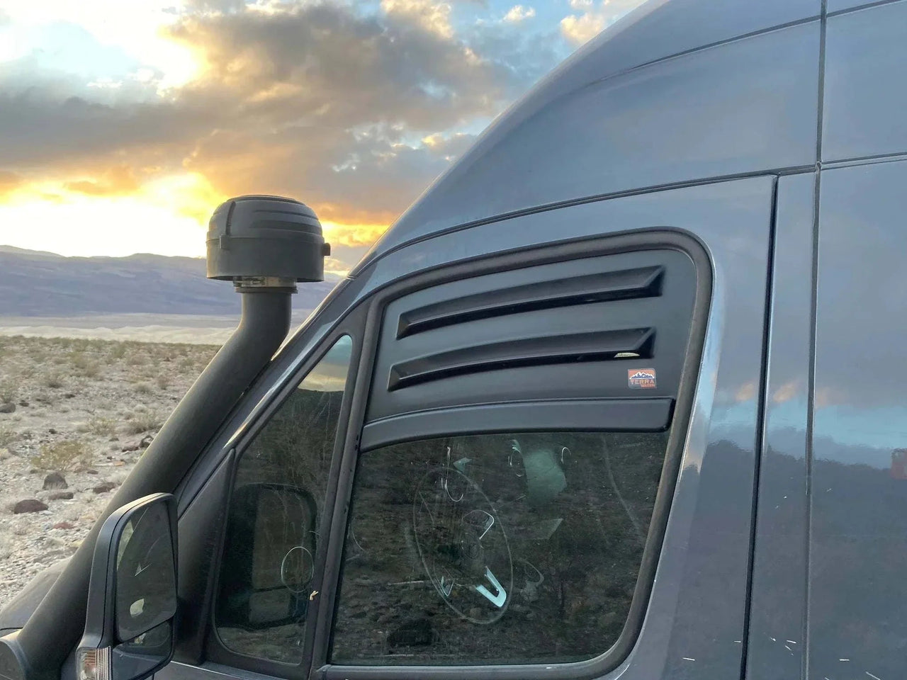 Terrawagen Bug Barrier Front Window Vent - Owl Outdoor