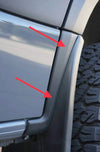 Mondo Mudguard Big Tire Kit for 2019+ Sprinter installed showing fender modification.