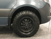 Mondo Mudguard Big Tire Kit on 2019+ Sprinter showcasing large wheel fitment.
