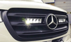 Grille light kit installed on Sprinter van.