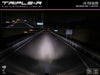Grille light kit showcasing enhanced road visibility during nighttime driving.