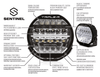 Triple-R Sentinel 9" LED Light with Backlight Standard - Owl Outdoor