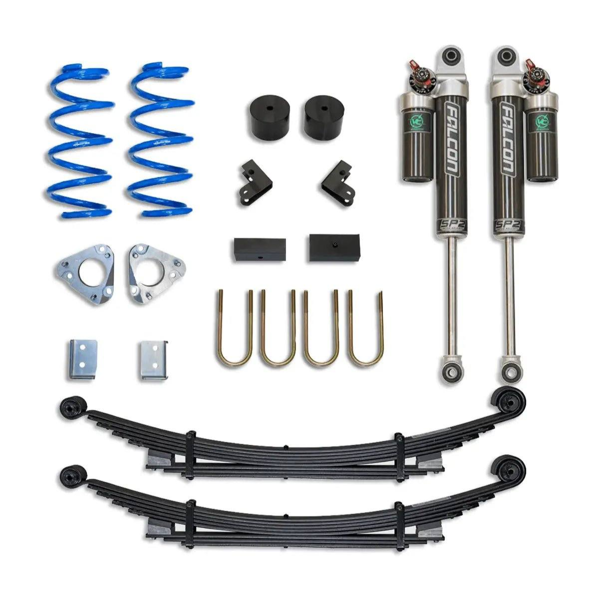 Stage 2 Topo 2.0 Suspension System components for Transit installation.