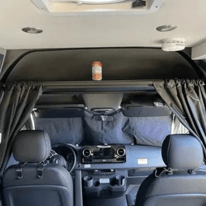 Van Wife Components 2019+ Sprinter Headliner Shelf with Curtain Rod - Owl Outdoor