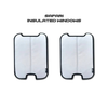 Safari Insulated Window Shades for INEOS Grenadier displaying two durable shades designed for adventure vehicles.